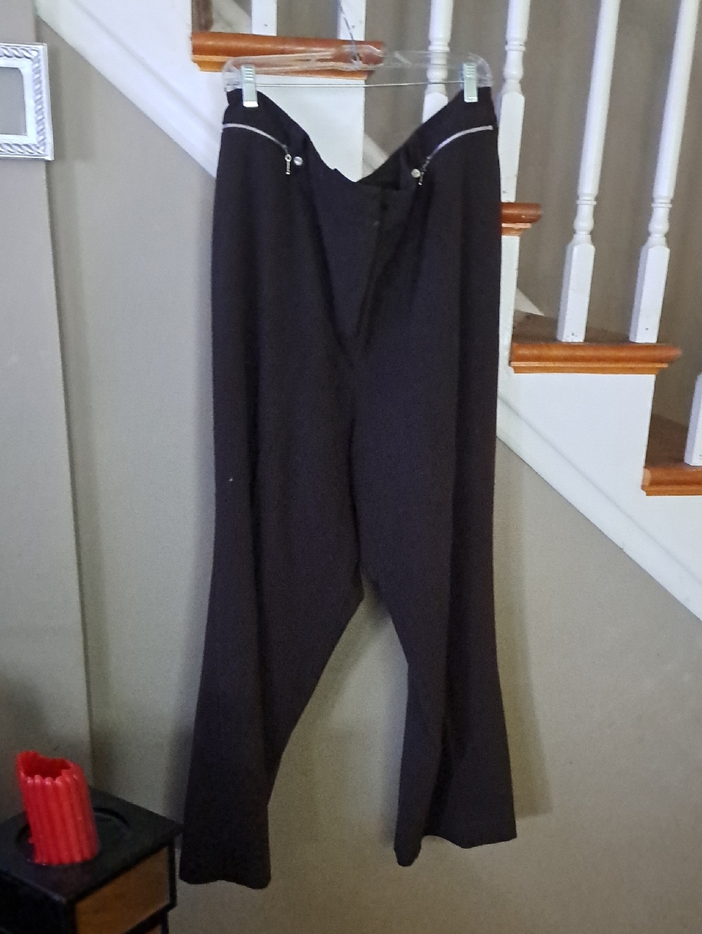 Asics Women Brown Dress Pants with Contrast Trim